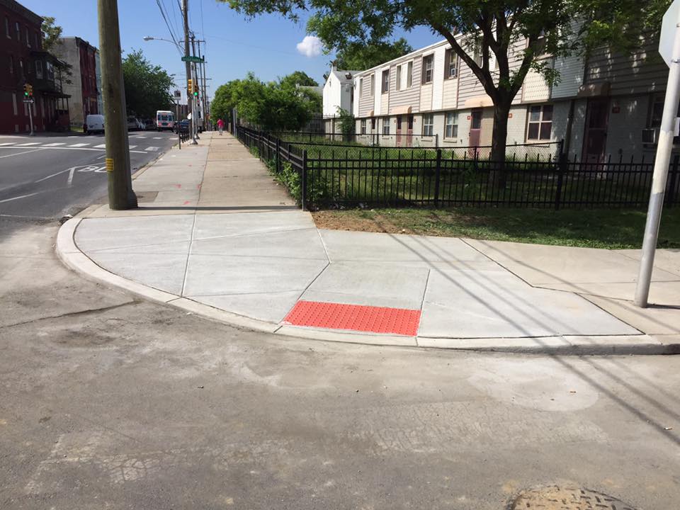 ADA ramp installation